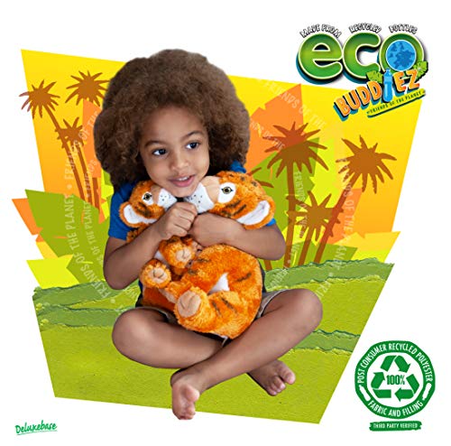 EcoBuddiez - Tigre di Deluxebase. Morbido Peluche