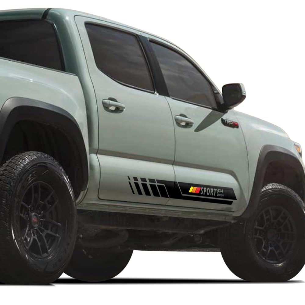 Custom Color Toyota Tacoma TRD Sport Side Door Vinyl Decal Stickers – 2 Pack-1001899