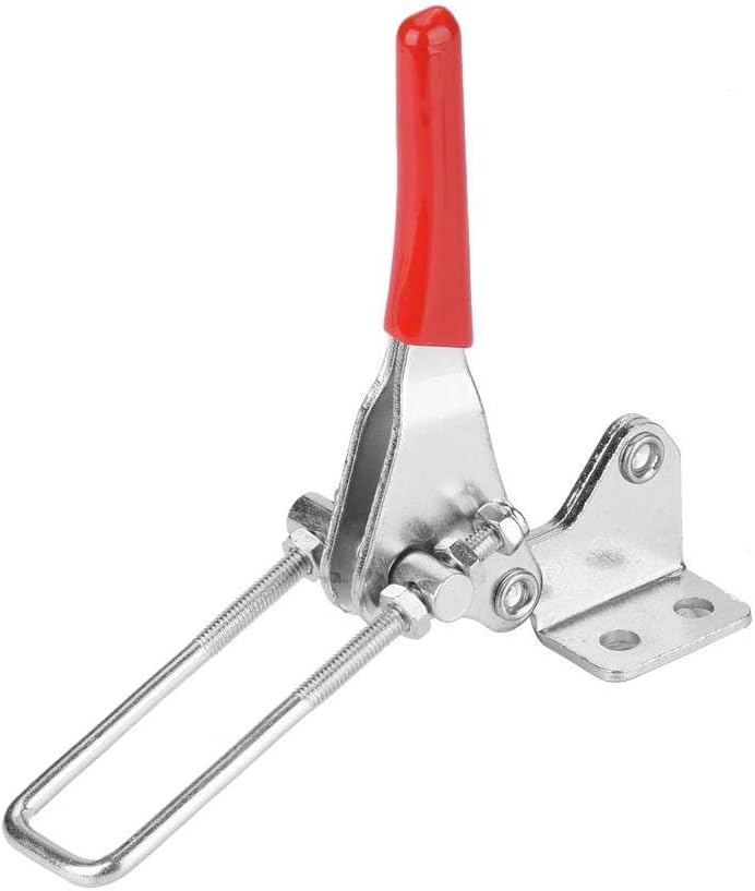 Hand Tool Toggle Clamp，Toggle Clamp, Iron Galvanized Quick Fixed Toggle Clamp 90 Degree Clamp Hand Tool for Welding Processing, Riveting Processing Pliers