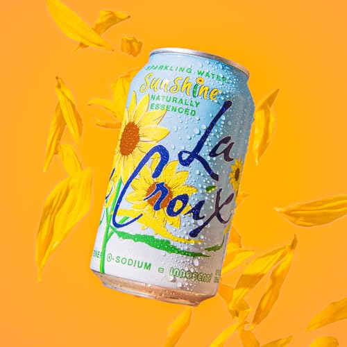 Image of La Croix Sparkling Water, Sunshine, 8 Pack - Zero Sugar, Zero Calories, Zero Sodium - Taste of Wonder