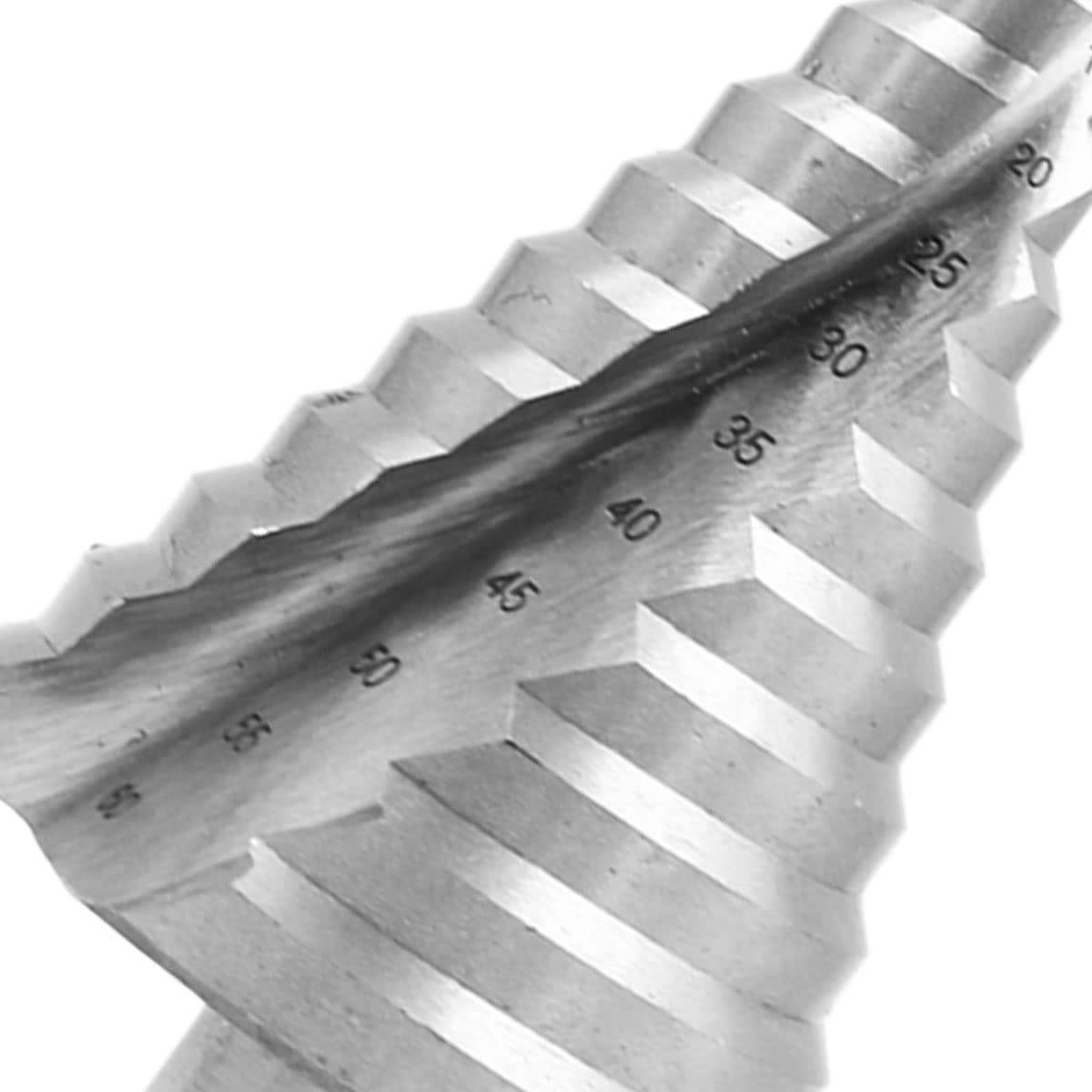 HSS wiertło spiralne o dużej prędkości, wiertło wielootworowe, 6 mm-60 mm, łącznie 12 rozmiarów kroków, cięcie otworów, powiększanie, blacha, PCV, obróbka drewna