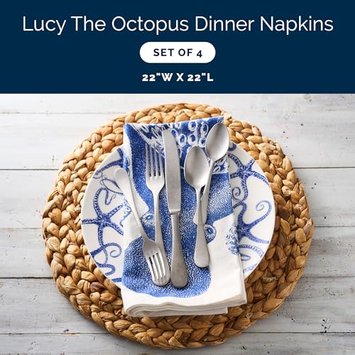 Servilletas de Tela Caskata Lucy Octopus Set x4 22 in miniatura 2