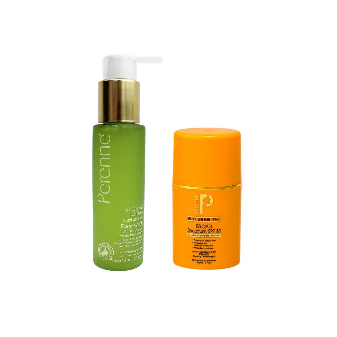 Buy PERENNE Sun Essential Combo For sensitive Skin & Acne Prone Skin