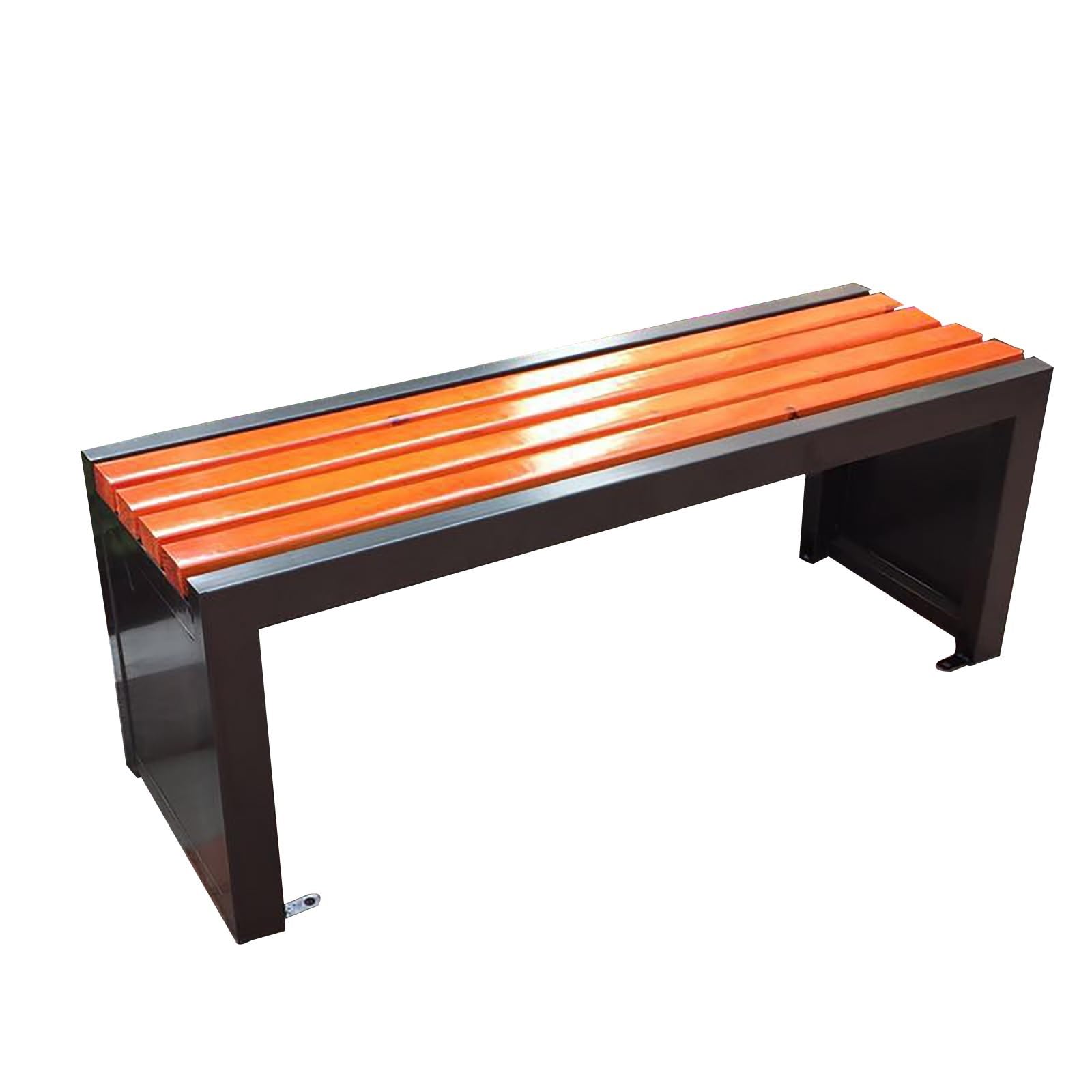 Banco de madera para patio y césped exterior ideal para descanso familiar en zonas verdes
