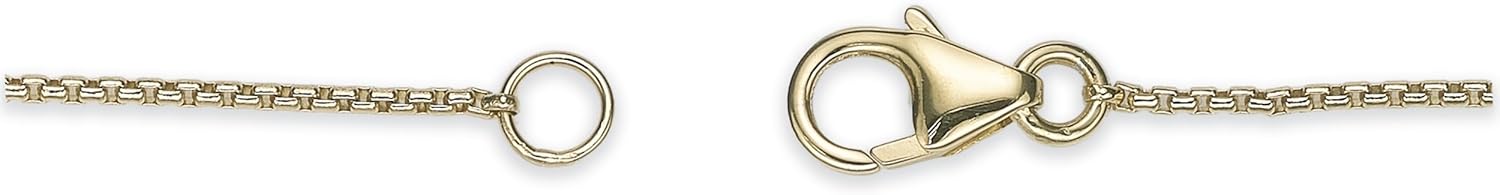 Lavari Jewelers 1/10 Carat Lab Grown Diamond Peace Sign Pendant for Women I 925 Sterling Silver with 18k Yellow Gold Plating Pendant Necklace for Her I 18 Inch Box Chain with Lobster Claw Clasp - Image 4