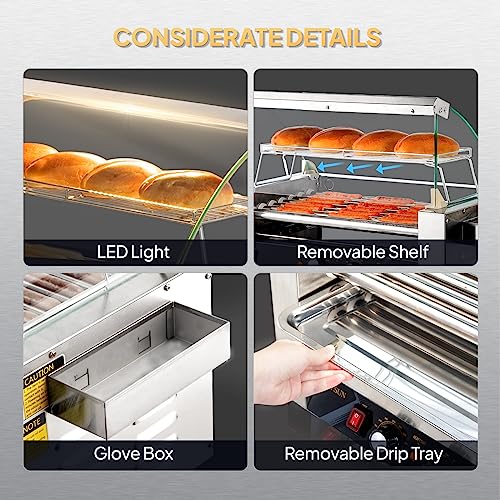 Commercial Hot Dog Roller Grill