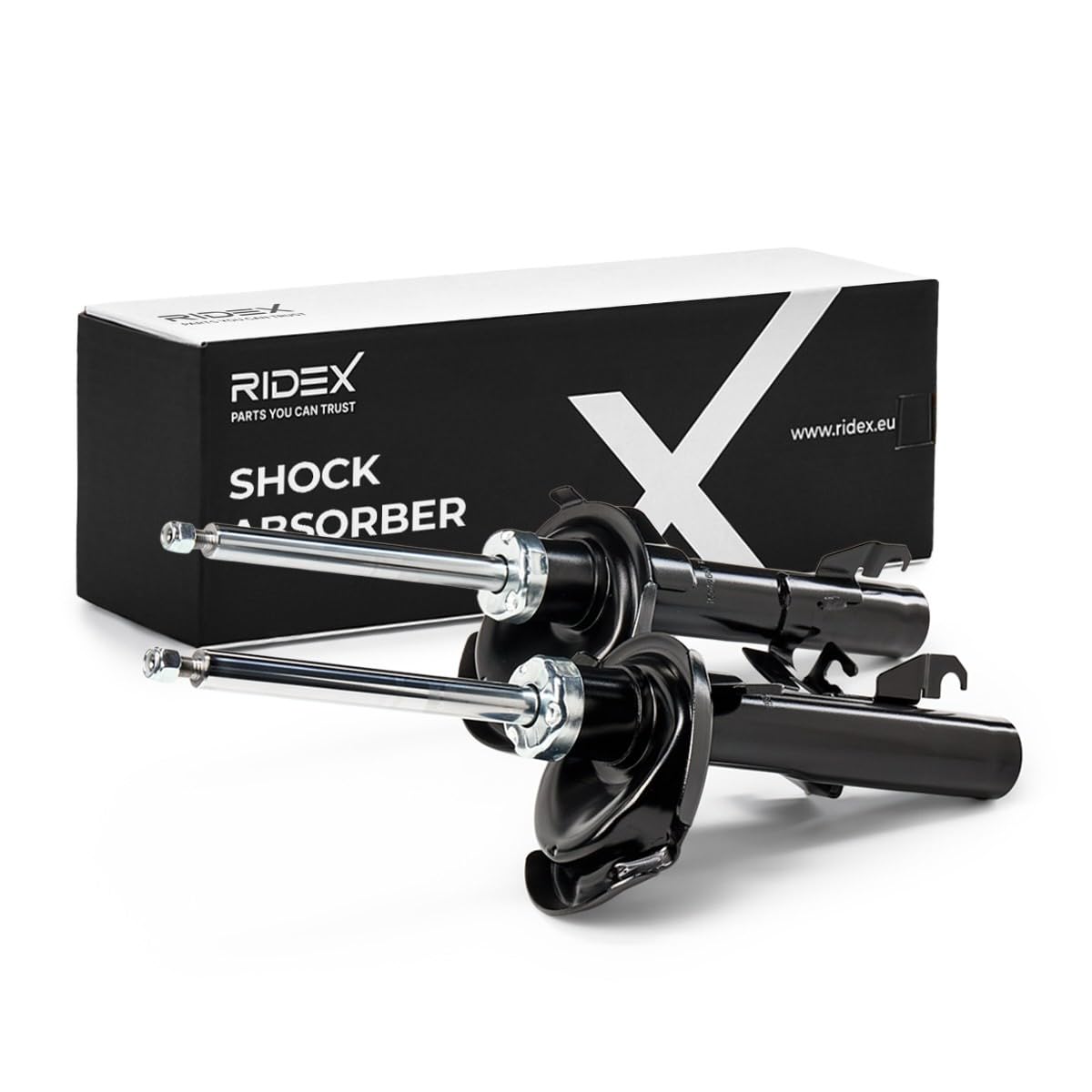 RIDEX 854S1582 2x Amortiguador Delantero Izquierda Delantero Derecha Delantero Compatible con VOLVO V50 545