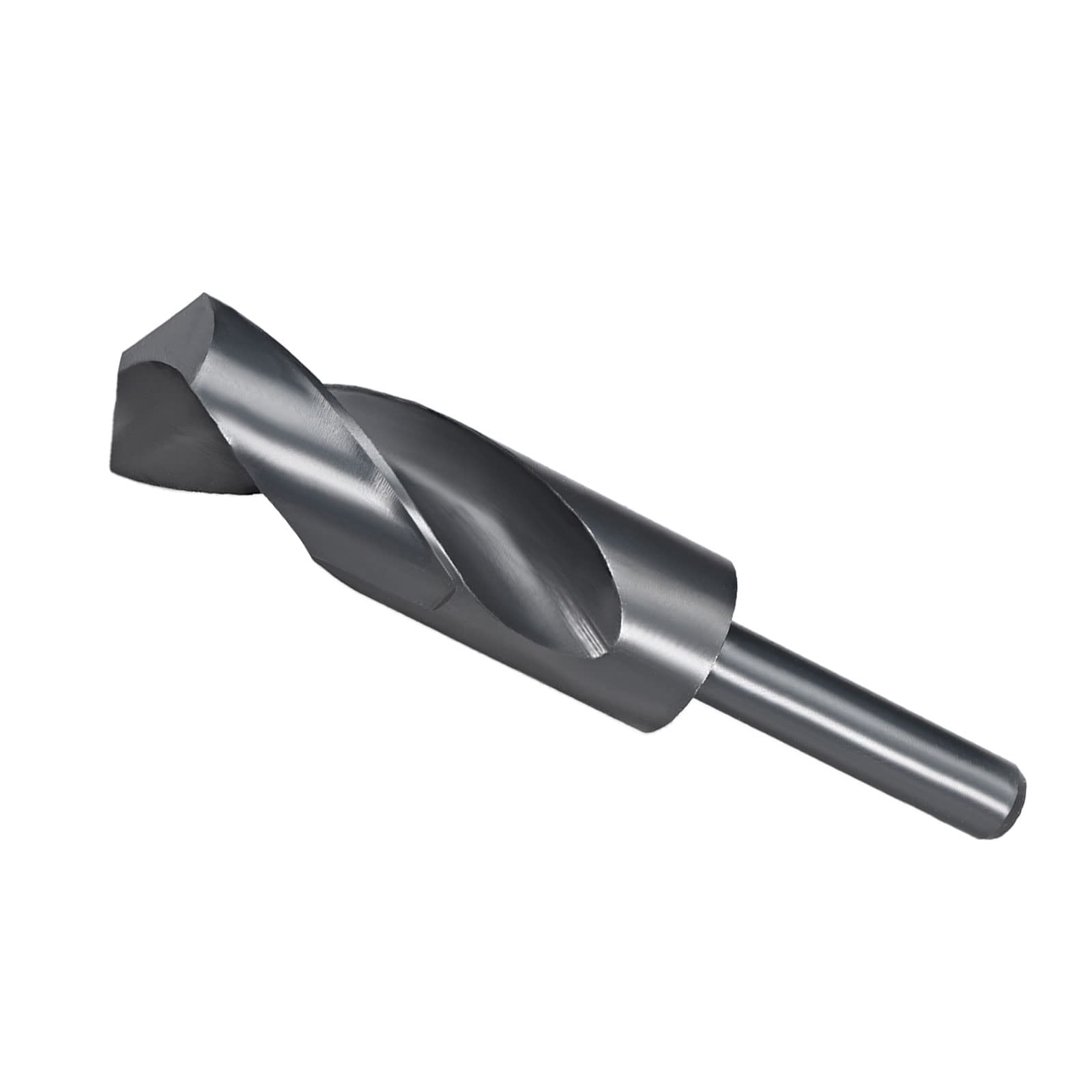 Réduit Tige Foret Mèche, 28mm Coupe Bord 1/2" Tige, Nitrure Revêtement Haute Vitesse Acier 6542 Torsion Perceuse Mèches - (Applications: pour Inox Acier Métal Bois)