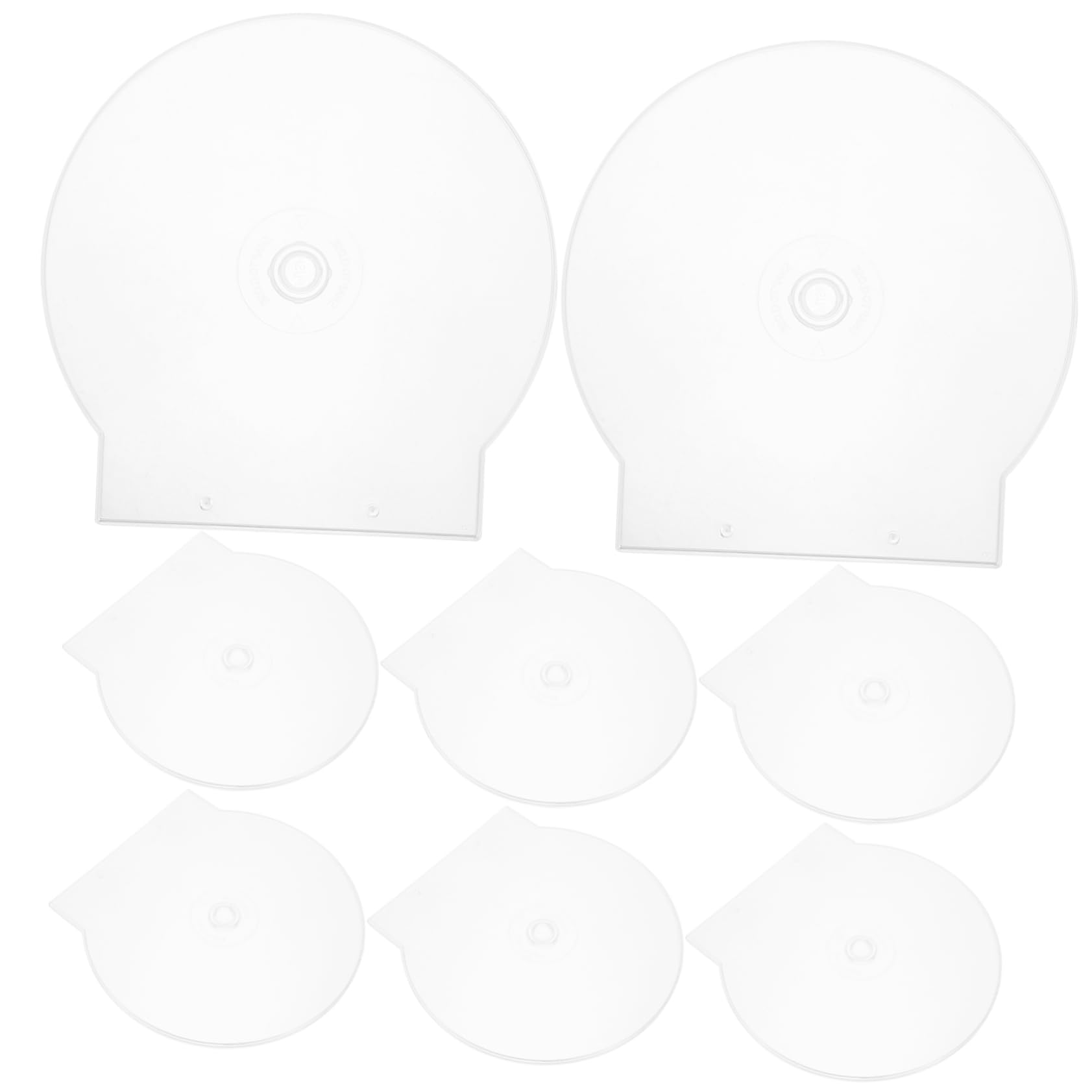 Alipis Custodia CD Rigid Plastica 50 Pezzi, Contenitore per Dischi Dvd e Cd, Porta Dischi Antigraffio Design Spesso per Organizzazione e Conservazione