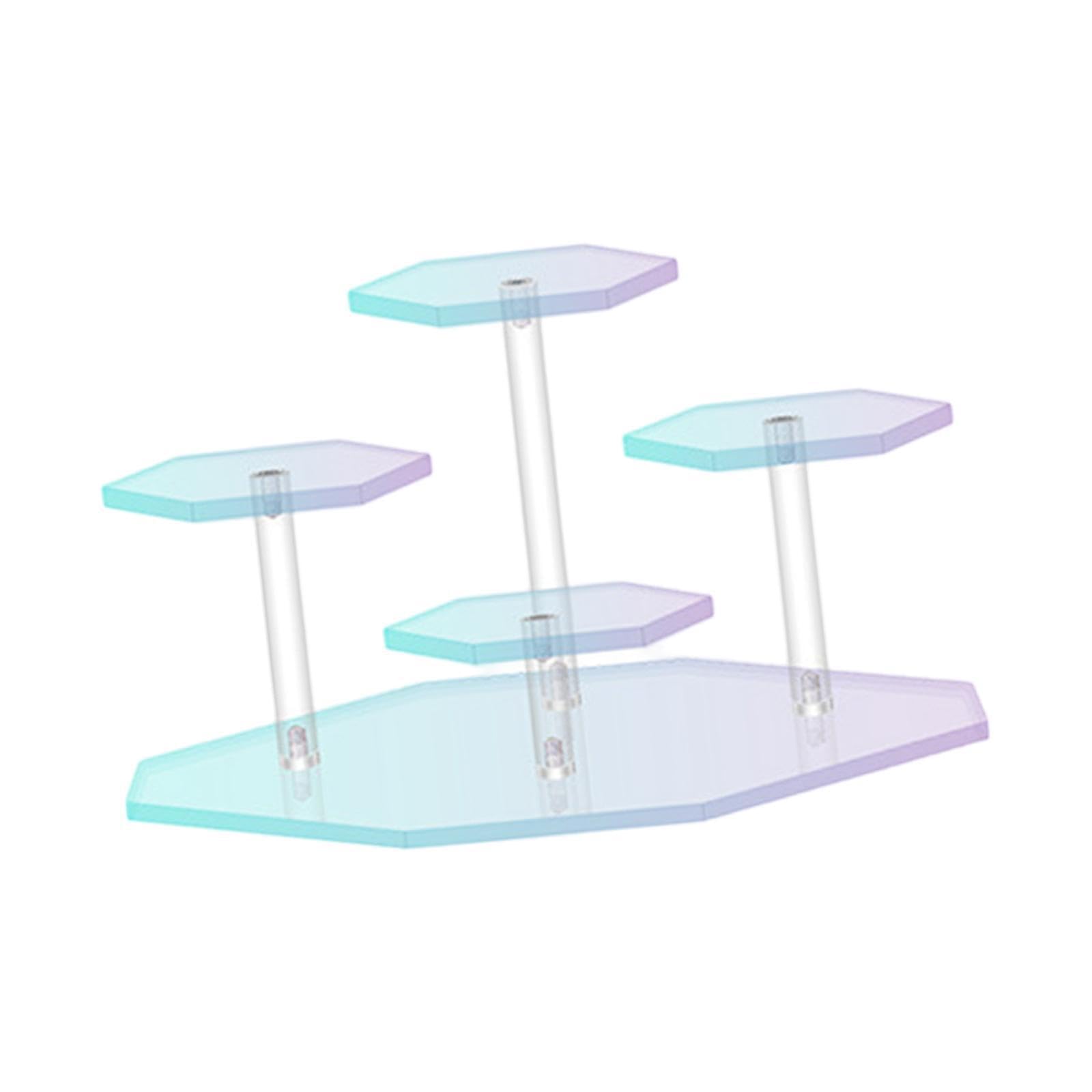 Zanthicia Elegant Food Display Stand Retail Display Raiser Clear 18x10.8cm
