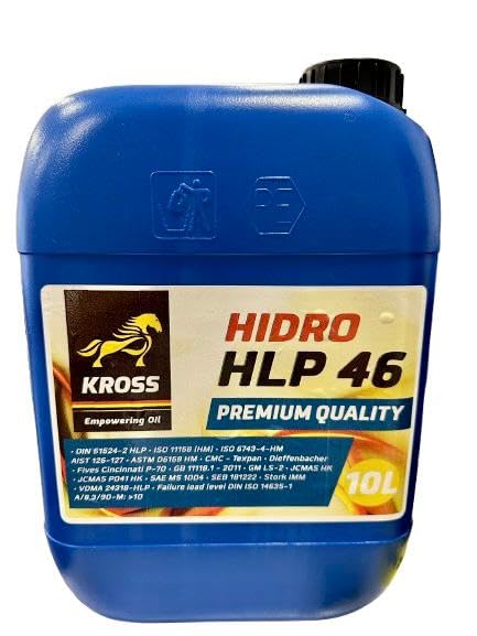 Kross Hidro HLP 46, Olio Idraulico Premium, 10 Litri