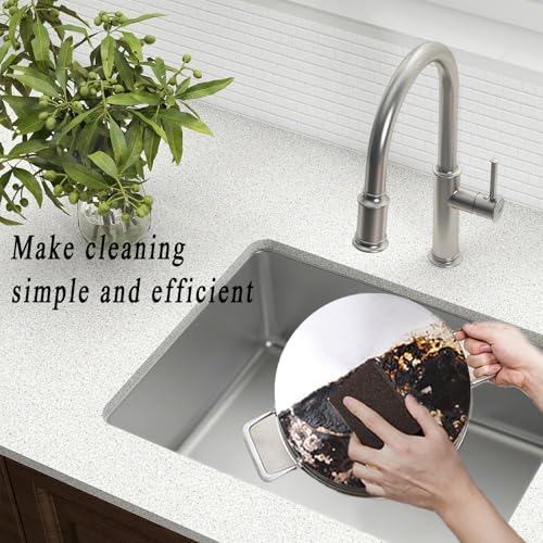 Image of Baitiane 6 Pack Carborundum Nano Emery Sponge, Sanding Sponge Block, Rust Remover Tool, Household Cleaning Tools, Kitchen Cleaning Sponge, Grit 90