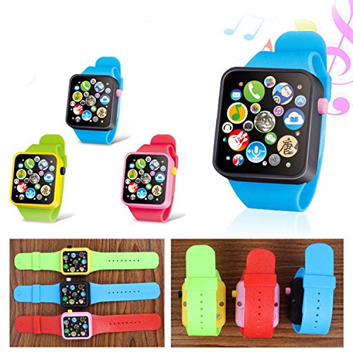 HOTLISTA Fashion Music Touch Button Battery Watch Toys for Children