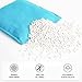 POTIVE Cornhole Bags Set of 8 Regulation Corn Hole Bean Bags for Cornhole Game, Professional Weather Resistant Corn Hole Bags with Tote Bag(Light Blue/Orange)
