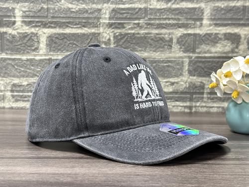 Image of Embroidered Adjustable Baseball Hat for Men Women, Washed Cotton | Premium Embroidery Design, Adjustable Metal Buckle Closure, Simple Lifestyle Wear