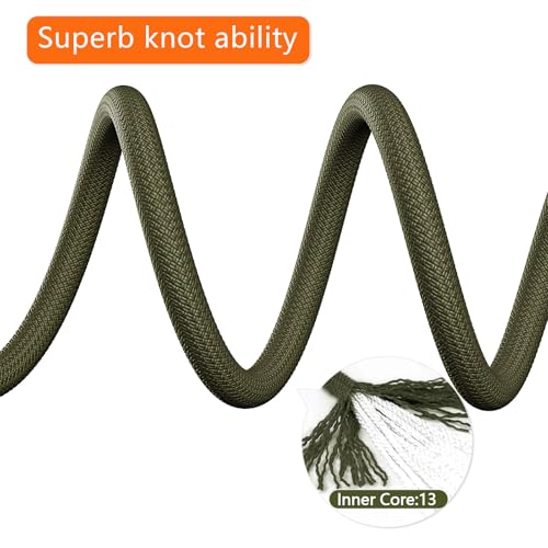 image for X XBEN Rock Climbing Rope, Static UIAA Mountain Climb Ropes, 10.5MM 32