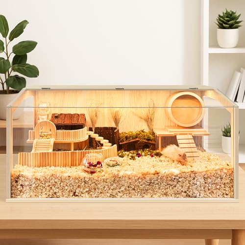Prolee Hamster Cage Chew Proof, Guinea Pig Cages, Mice and Rat Habitat Openable Top, Hamster Habitat Solid Built - Image 2