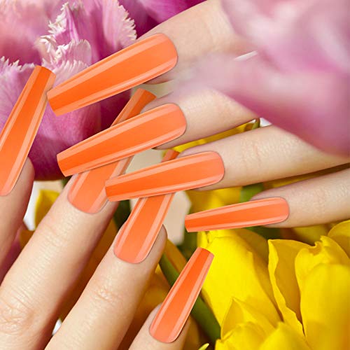 image for Maitys 432 Pieces 18 Sets Extra Long Press on Nails Ballerina Coffin F