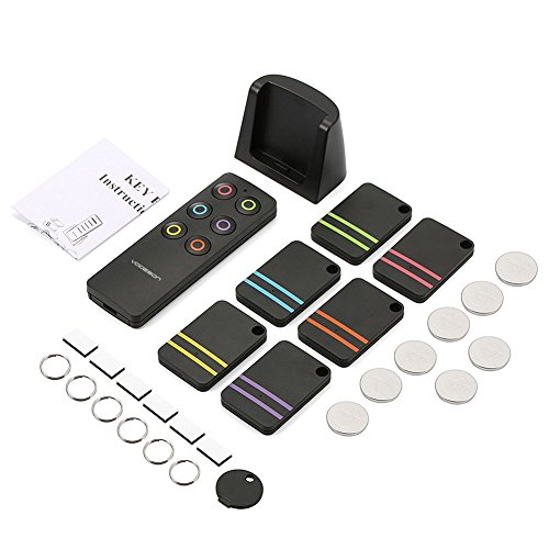 Key Finder, Vodeson Wireless Rf Item Locator With Base Support, 1 Transmitter And 6 Receviers #TOP7