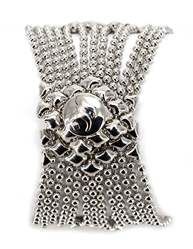 B77-N Chrome Finish Bracelet - Liquid Metal by Sergio Gutierrez (7.0) - Image 4