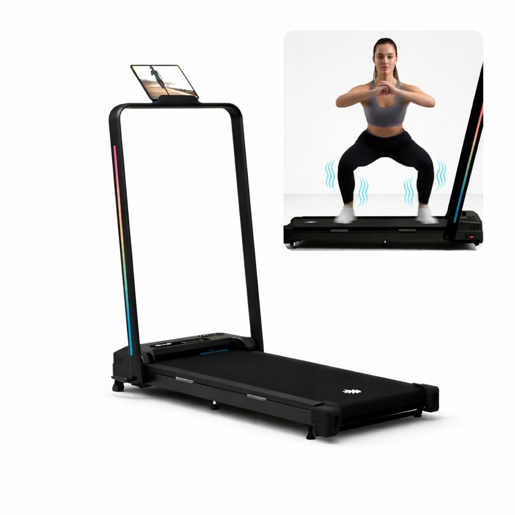 CultVibe 3-in-1 Walking Pad/Walk, Jog & Vibration | 4 HP BLDC Peak Motor | 150 Kg Max Load | 8 Vibration Modes | Remote Control & Tablet Holder | Treadmill for Home Use