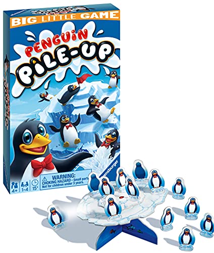 Ravensburger Pinguin Pile Up Reisespiel für Kinder ab 4 Jahren