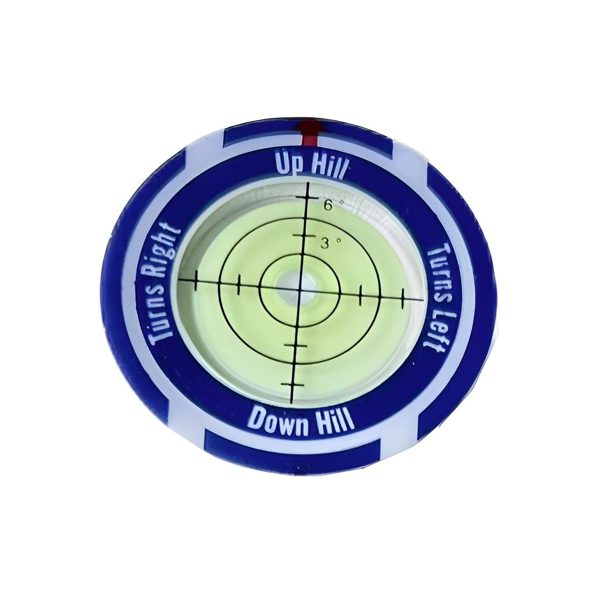 Rayyan Golf Green Reader,SlopeMaster ProGreen Reader,Pro Putt Golf Ball Marker,Round Bubble Level High Precision Reader,Golf Putting Aid,Golf Accessories for Women,Men Gift(Blue)