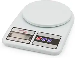 Balança de Precisão Digital para Cozinha Gourmet Mix Branco