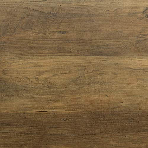 Walker Edison Freya Urban Industrial Ladder Desk with Metal Magnet Board, 36 Inch, Reclaimed Barnwood