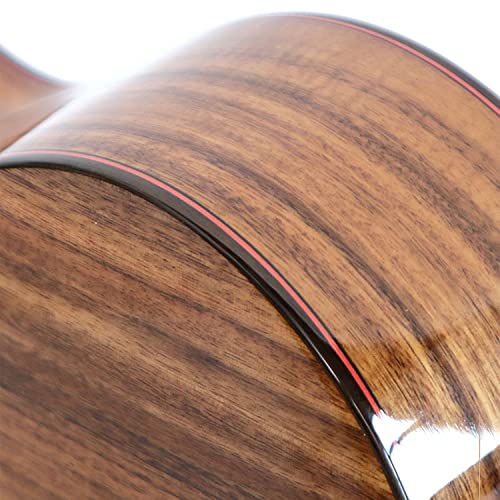 SheIRin Kit de démarrage pour ukulélé Soprano – Ukulélé Professionnel en Acacia de 21 Pouces avec Sangle de boîtier et… - Les Beatles, Paul McCartney, John Lennon, RIngo Starr, George Harrison SheIRin Kit de démarrage pour ukulélé Soprano - Ukulélé Professionnel en Acacia de 21 Pouces avec Sangle de boîtier et… – Image 4