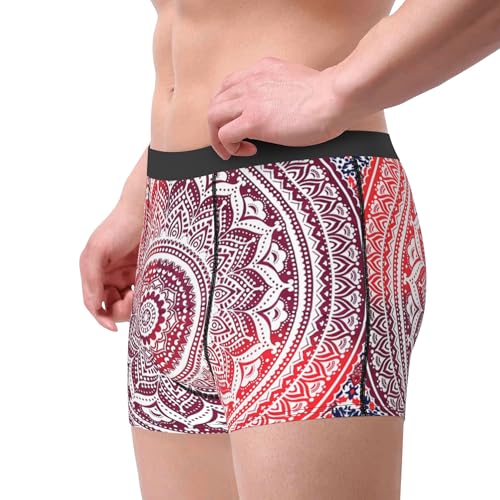 CUTEDWARF Indian Hippie Mandala Men's Underwear Boxer Shorts Men Boxer Briefs Mens Printed Brief4