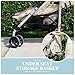 Baby Delight | Swerve Stroller | Lightweight | for Travel & Everyday | Multi-Position Recline | Compact Fold | Extra Storage | Tan