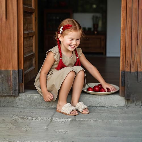 Image of THEE BRON Girls Cute Slip-On Slippers Stylish Sandals for Toddlers & Kids