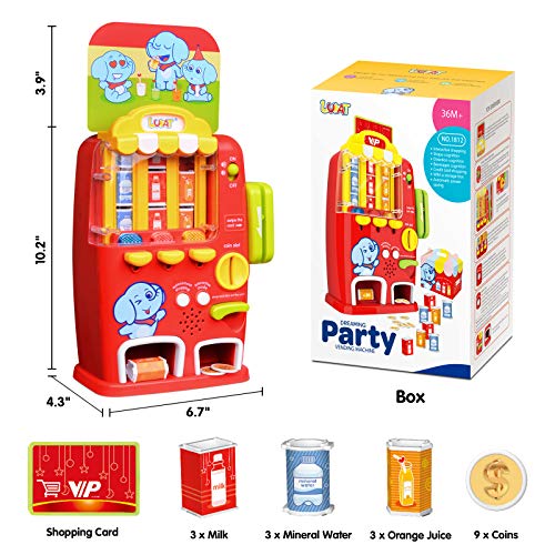 LUKAT Vending Machine Toddler Toys, Pretend Play Electronic Educational Toys for 2 3 4 5 Years Old Boys Girls, Toddler Interactive Learning Playset, Fine Motor Skill Toys for Kids Learning Toys Gift - Thumbnail 2