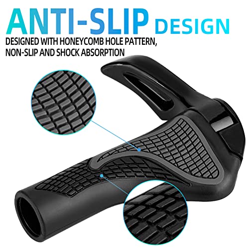 ROCKBROS Ergonomics Non-Slip Bike Handlebar for BMX/MTB/Scooter - image 3