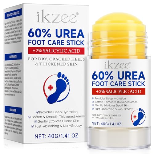 Urea Crema 60% para pies, cuidado intensivo para talones agrietados y piel seca – Crema reparadora con 2% de ácido salicílico