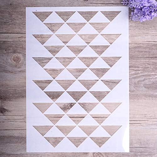 DIY Decorative Stencil Template for Painting on Walls Furniture Crafts,Moroccan (A4 Size)