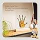 Tiny Love Familienabdrücke, Individualisierbares Handabdruck Set Familie, DIY-Erinnerungsrahmen Holz, Dermatologisch Getestet, Geschenk Neugeborene, Babyparty Geschenk, All-in-One-Set, Tiny Creations