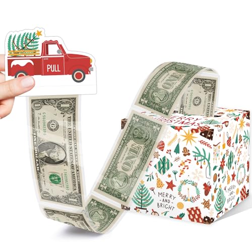 Christmas Party Favors, Happy Christmas Surprise Money Box Set, Money