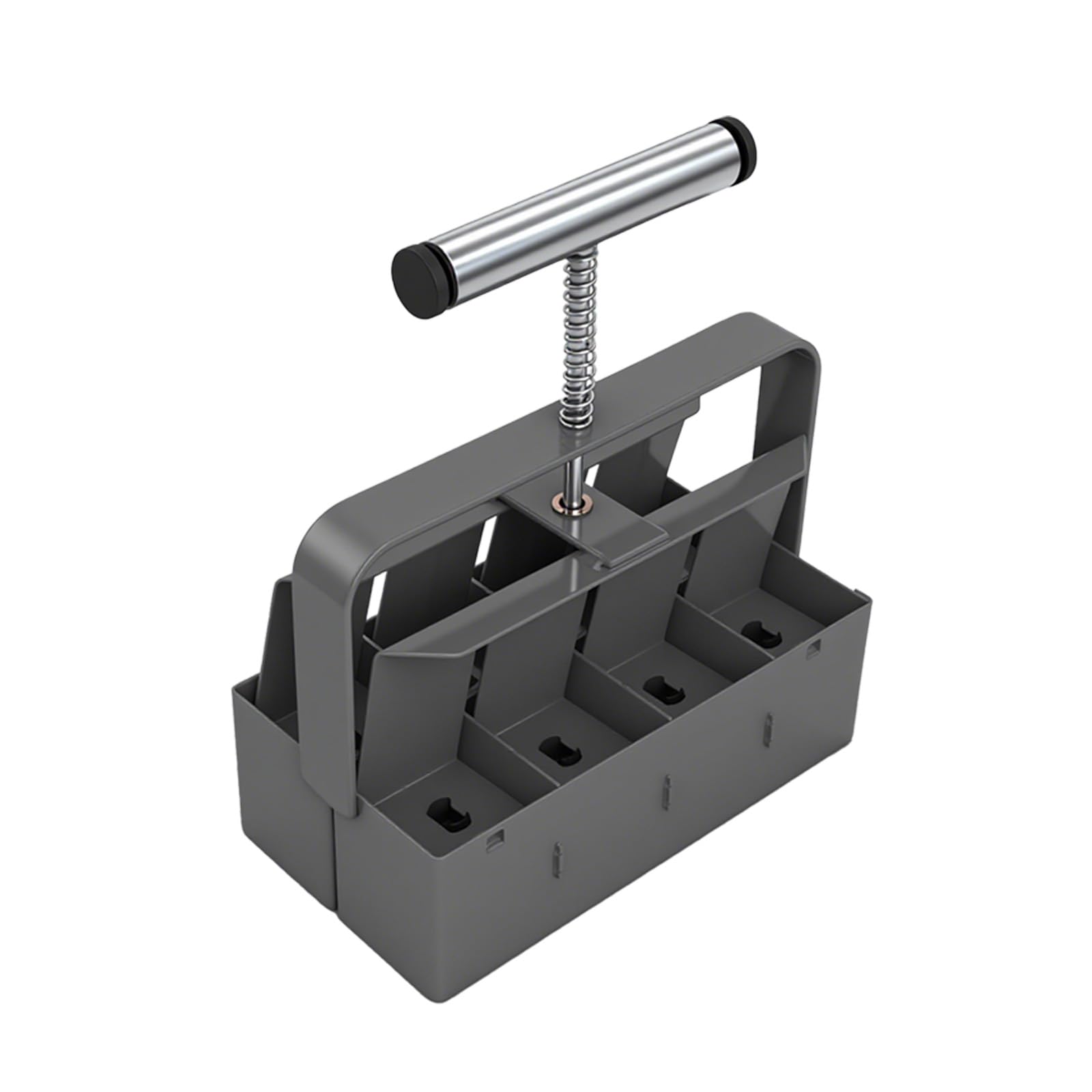 Bloque de suelo de 8 celdas para semillas, 5 cm, bloque de semillas manual, bloque de semillas, bloque de semillas duradero, herramienta de bloqueo del suelo, kit de bloqueo de suelo