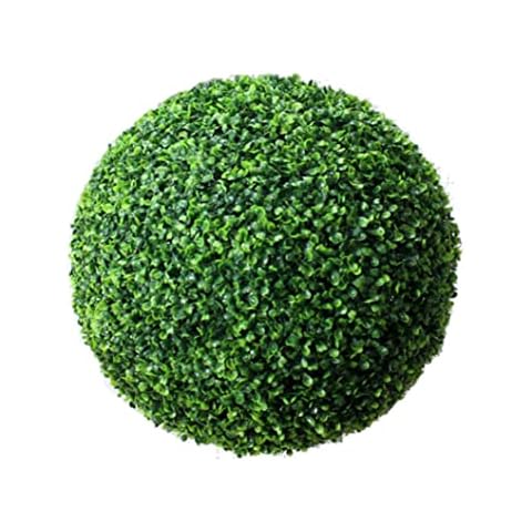 Boxwood Ball Artificial Leaf Topiary Ball Realistic Fake Plant Green Green Home Decoration 40cm Home Use Cover