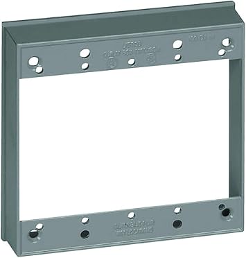 Sigma Engineered Solutions 14323 2-Gang Weatherproof Extension Ring, Gray