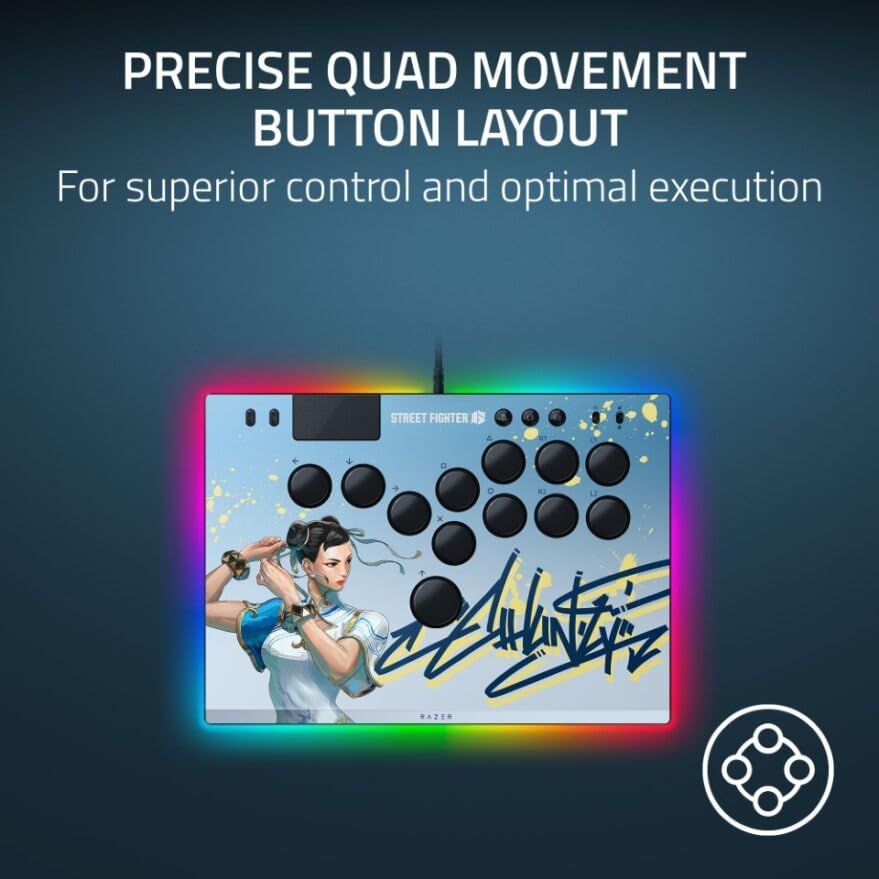 Razer Kitsune - All-Button Optical Arcade Controller for PS5 and