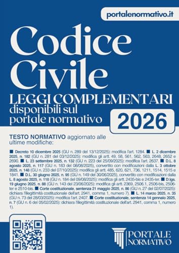 Codice Civile: Ediz. Integrale aggiornata alle ultime modifiche