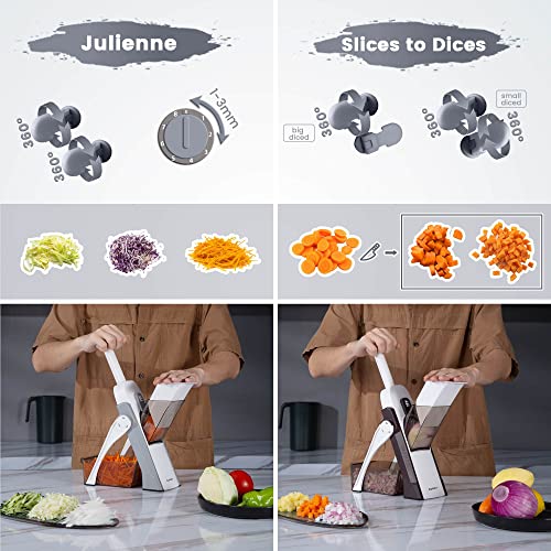 SUPMAKIN-Safe-Mandoline-Food-Slicer-for-Kitchen-Adjustable-Potato-SlicerVegetable-Chopper-Mandolin-Slicer-French-Fry-Cutter-5-in-1-Chopping-Artifact-for-Kitchen-Chef-Meal-Prep