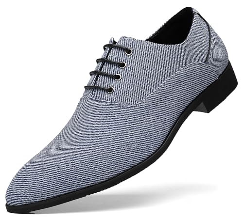 Image of Men's Fashion Casual Oxford Shoes Lace-up Formal Sneakers