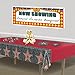 Beistle Red Carpet Star Tablecover