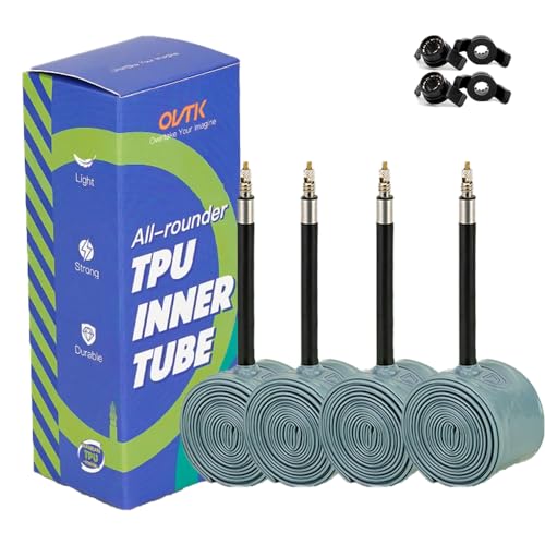 TPU Inner Tube with Valve Holder, 700C x 23/25/28/30/32/35/38/40/42/45 for Road & Gravel, 65mm/85mm Presta Valve