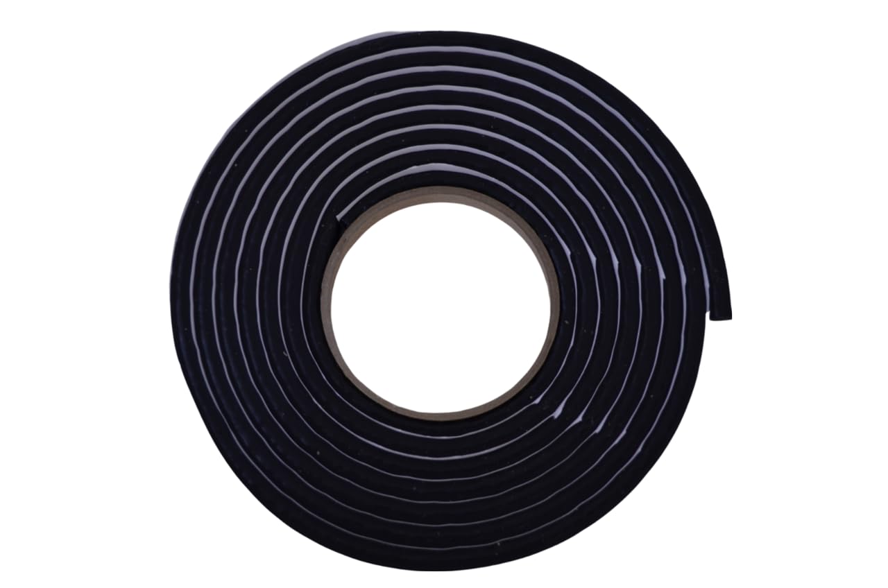 Marcy Adhesives ME810B - 8mm x 10' Foam Core Soft Seal Butyl Tape Roll - Automotive Auto Glass Adhesive - USA Made