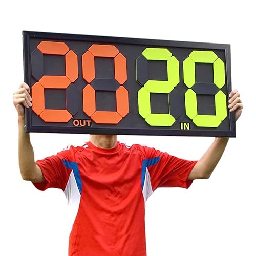 Football Soccer Substitution Board Double Side Display for Change Player